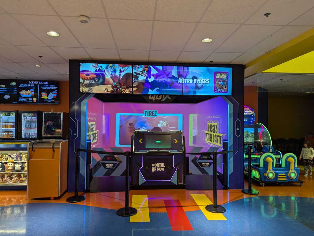 QBIX installation at FunTropolis Laval